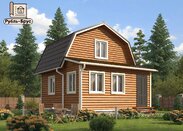 Проект дома из бруса 6х6 «Эльдар»