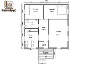 Проект каркасного дома 9x9 «Густав»