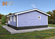 Проект каркасной бани 9x8.5 «Клавдия»
