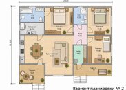 Проект каркасного дома 13x9 «Кристо»
