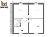 Проект каркасного дома 8x8 «Лев»