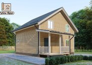 Проект каркасного дома 8x8 «Лев»