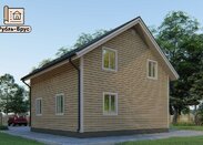 Проект каркасного дома 8x8 «Лев»