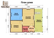 Проект дома из бруса 6х8 «Михаил»