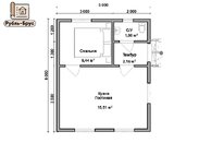 Проект каркасного дома 6x5 «Мирон»