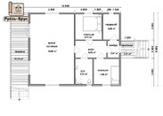 Проект каркасного дома 12x8 «Натан»