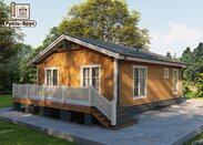 Проект каркасного дома 12x8 «Натан»