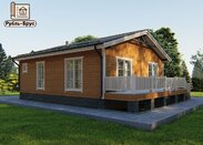 Проект каркасного дома 12x8 «Натан»