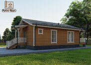 Проект каркасного дома 12x8 «Натан»