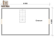 Проект дома из бруса 7х8 «Семён»