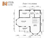 Проект каркасного дома 7x7 «Тихомир»
