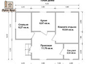 Проект дома из бруса 6х8 «Василий»