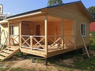 Баня из бруса 6x9 в Дмитрове