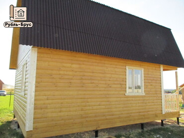 Дом из профилированного бруса 2 этажа 140х140 мм 