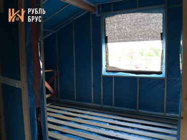 Каркасный дом 12.4х11 в г. Бокситогорск