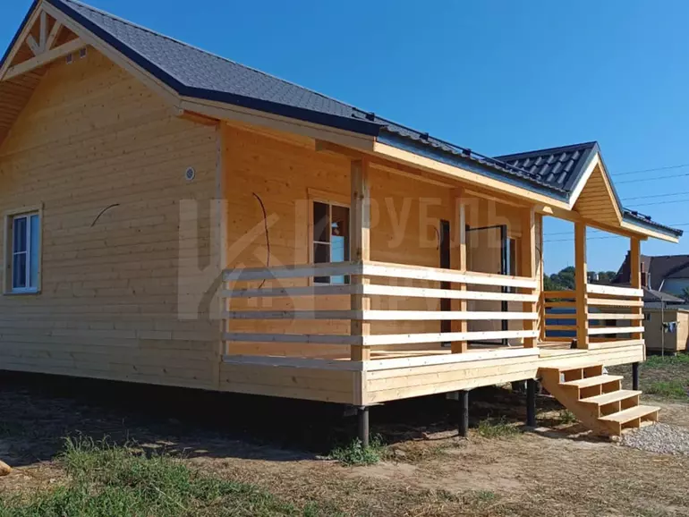 Каркасный дом в Барыбино 8х9