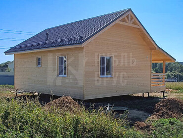 Каркасный дом в Барыбино 8х9