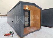 Мобильная баня с крыльцом 7x2.3 «Барн 4»